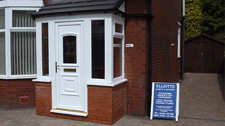 Picture of a finished porch